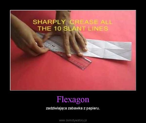Flexagon – zadziwiająca zabawka z papieru. 