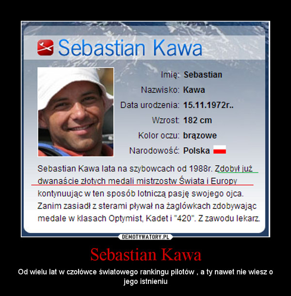 Sebastian Kawa – Od wielu lat w czołówce światowego rankingu pilotów , a ty nawet nie wiesz o jego istnieniu 