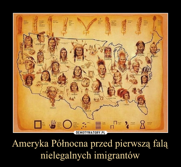 Ameryka Północna przed pierwszą falą nielegalnych imigrantów –  