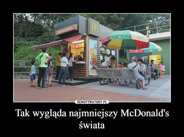 Tak wygląda najmniejszy McDonald's świata –  