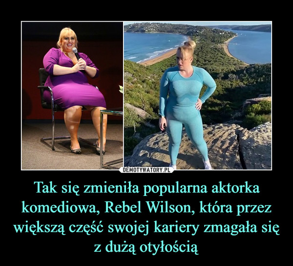 Tak się zmieniła popularna aktorka komediowa, Rebel Wilson, która przez większą część swojej kariery zmagała się z dużą otyłością