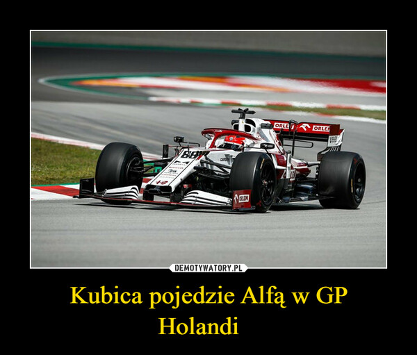 Kubica pojedzie Alfą w GP Holandi
