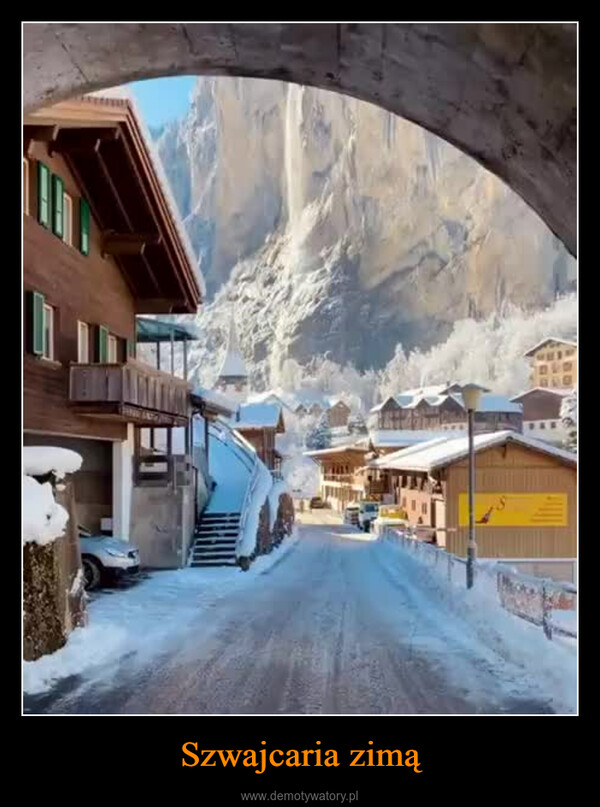 Szwajcaria zimą –  