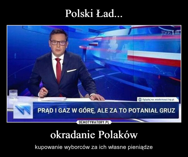 okradanie Polaków – kupowanie wyborców za ich własne pieniądze 