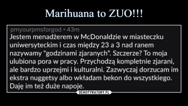 Marihuana to ZUO!!!