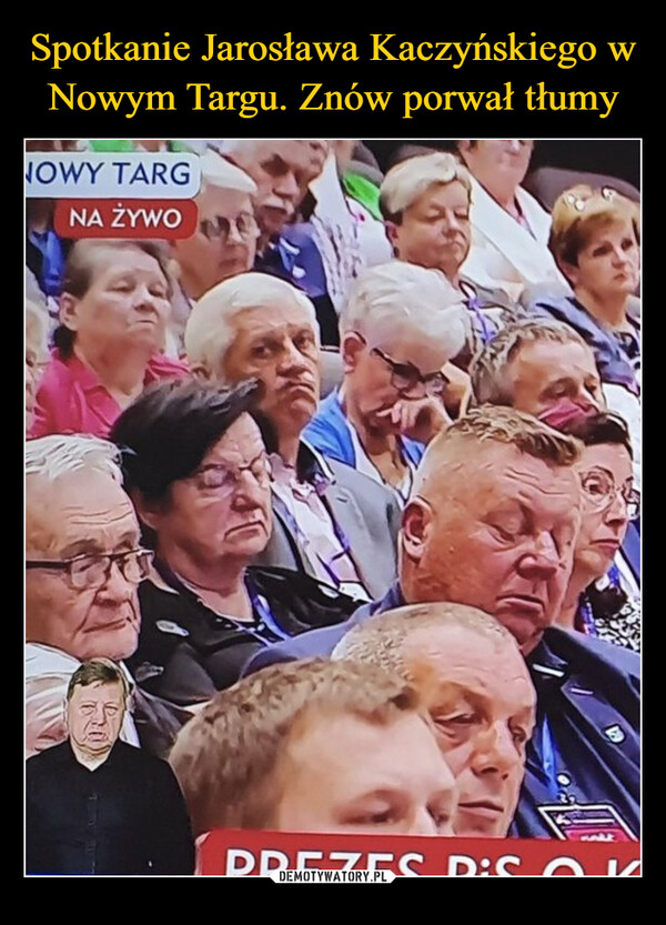 Spotkanie Jarosława Kaczyńskiego w Nowym Targu. Znów porwał tłumy