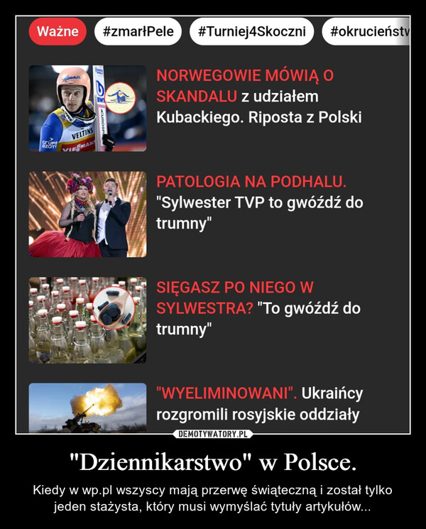 "Dziennikarstwo" w Polsce.