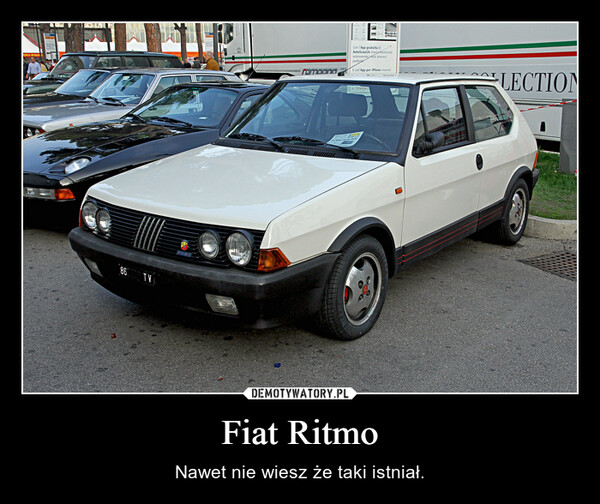 Fiat Ritmo – Nawet nie wiesz że taki istniał. 