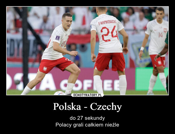 Polska - Czechy – do 27 sekundyPolacy grali całkiem nieźle DY8FRANKOWSKI24A COFREE14