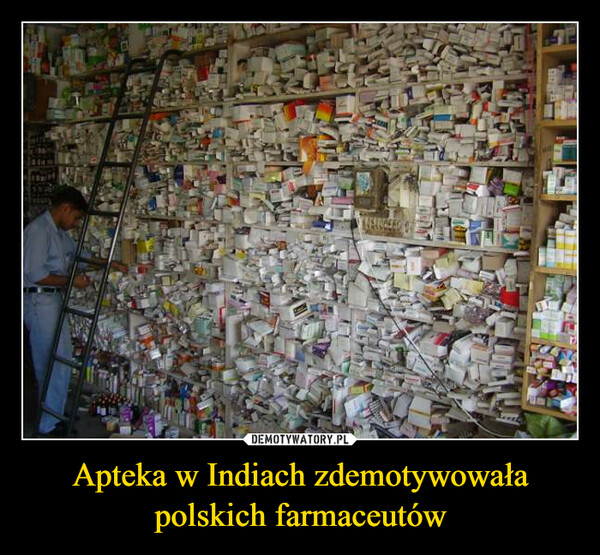 Apteka w Indiach zdemotywowała polskich farmaceutów –  NE