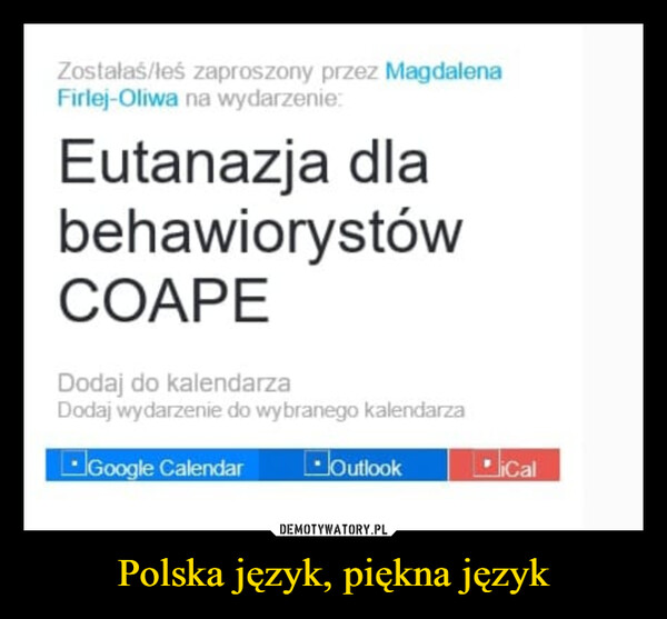 Polska język, piękna język
